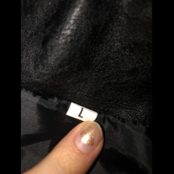 Faux Leather Jacket(PERFECT condition) - Picture 3 of 6